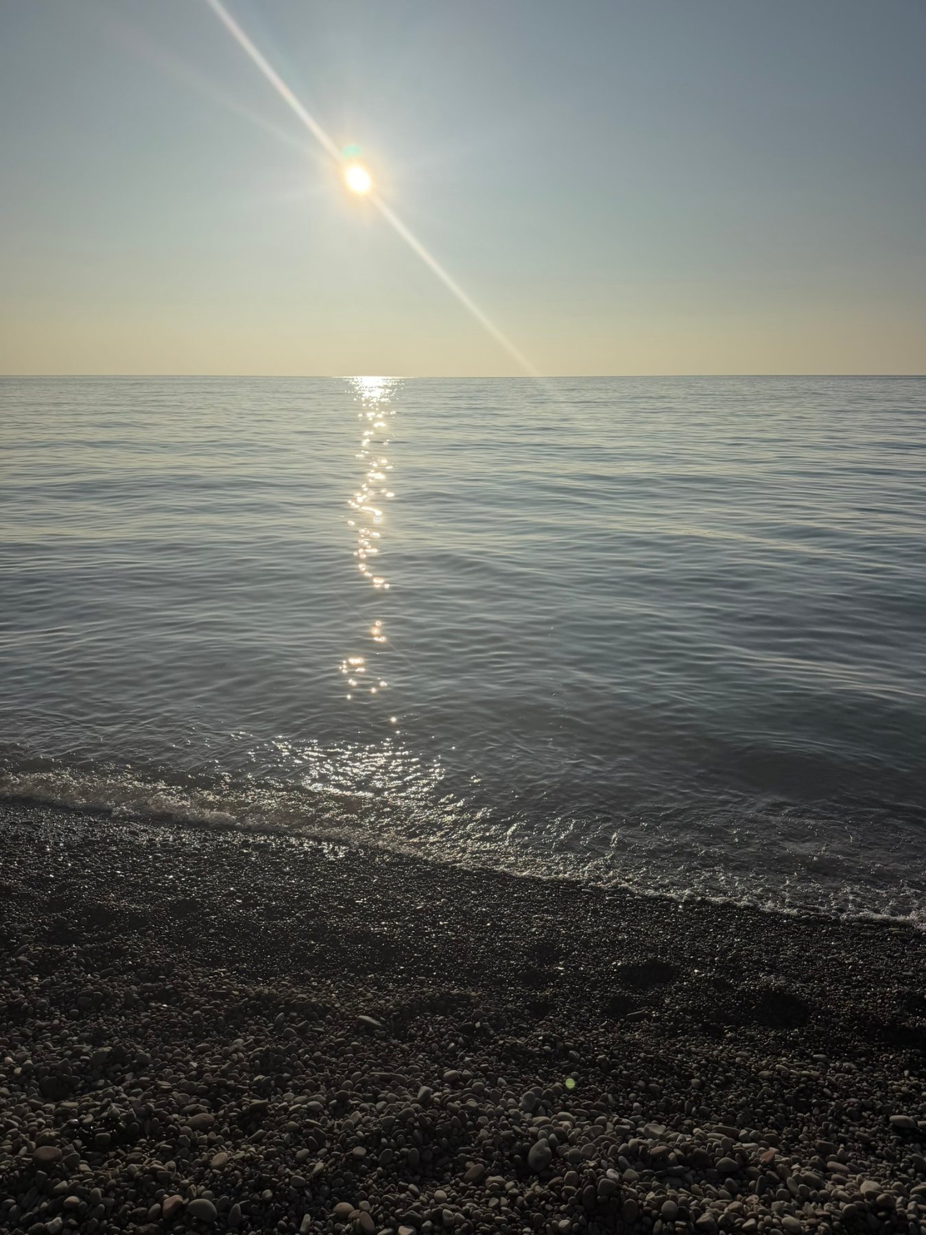 Lake Ontario sunset from the beach